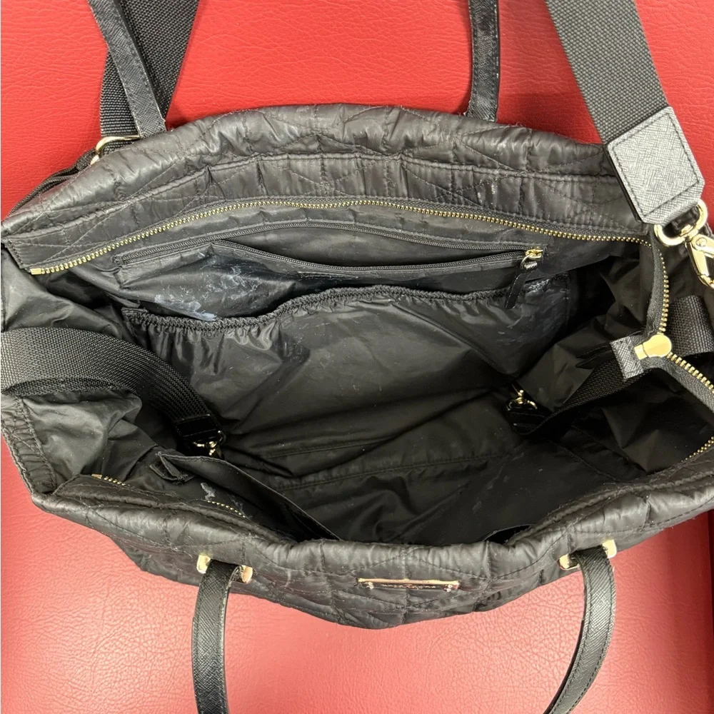 Kate Spade Quilted Black Baby Bag